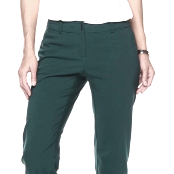Green Apt 9 Torie Pants Midrise Modern Fit Teal Dress Slacks 10 S - Picture 2 of 7